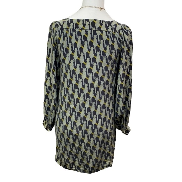 Paul & Joe Silk Cat Shift Dress - Picture 4 of 6